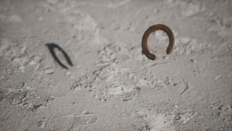 extreme-slow-motion-old-rusty-metal-horseshoe